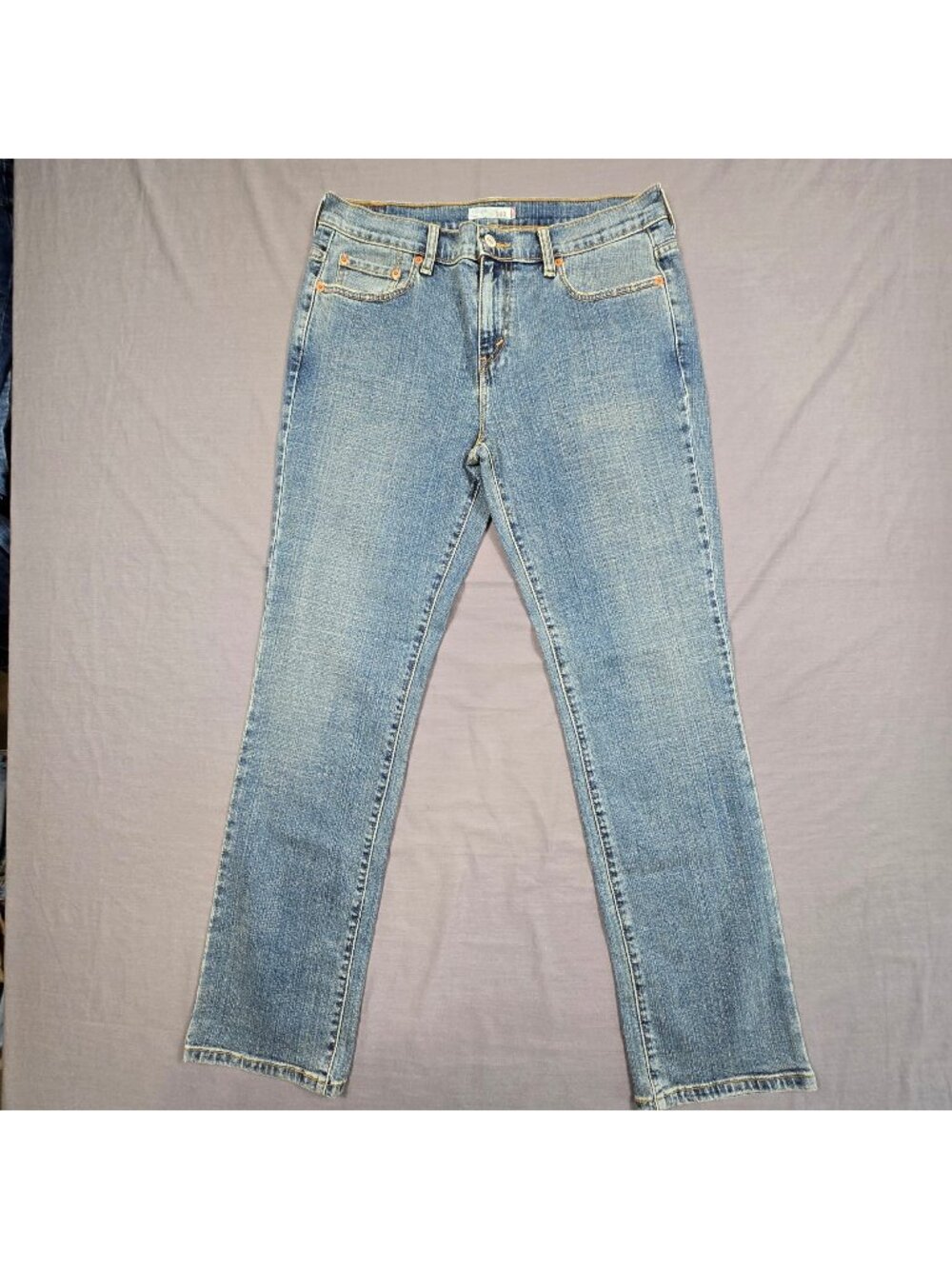 Levis 505 Womens Straight Leg Denim Jeans Size 10M Blue Classic